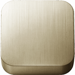 Brushed Swiss Brass PVD (.45)