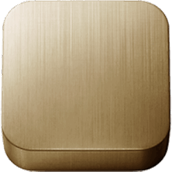 Brushed Brass Organic (.24)